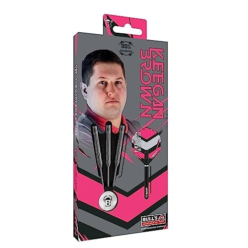 BULL'S Keegan Brown Steel Dart, 90% Tungsten 1 set (14224)