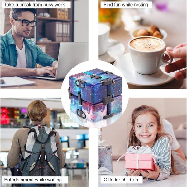 Infinity Cube Fidget Legetøj / Magic Cube - Legetøj / Sensorisk