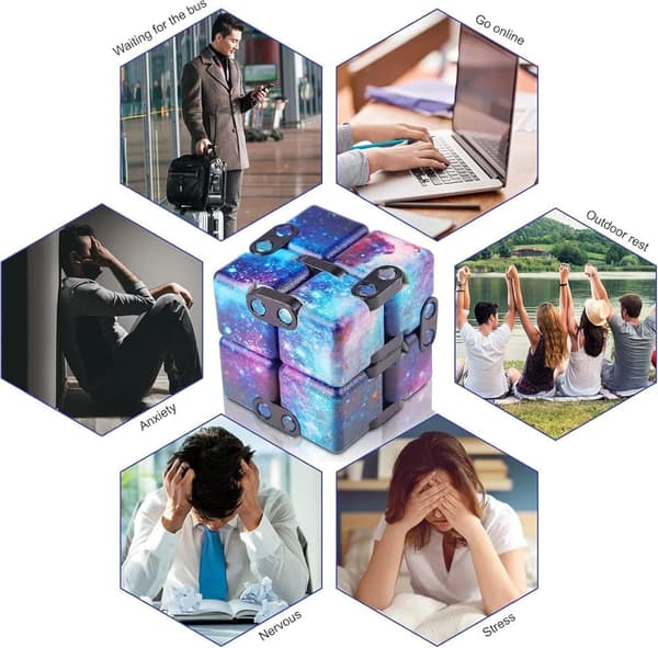Infinity Cube Fidget Legetøj / Magic Cube - Legetøj / Sensorisk
