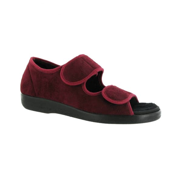 GBS Brompton Touch Fastening Open Toe Slipper / Slippers