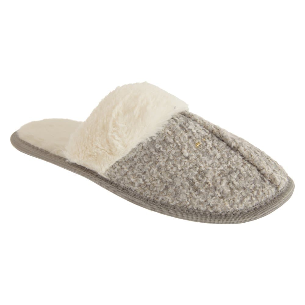 Slumberzzz Womens/Ladies Slip On Glitter Thread Slippers