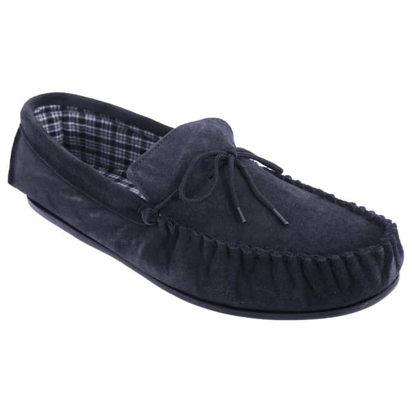 Mokkers Mens Bruce Real Suede Moccasin Slippers