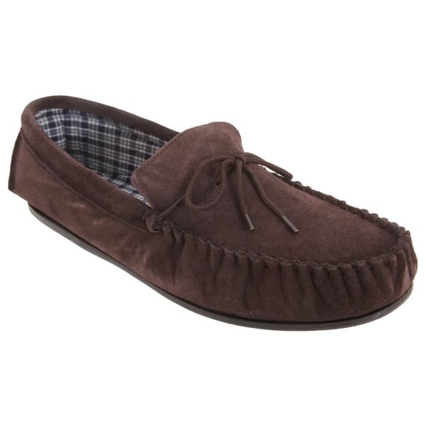 Mokkers Mens Bruce Real Suede Moccasin Slippers