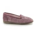 Miniatyrbilde 2 av 2: Sleepers Womens/Ladies Nieta Plain Embroidered Slippers