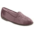 Miniatyrbilde 1 av 2: Sleepers Womens/Ladies Nieta Plain Embroidered Slippers