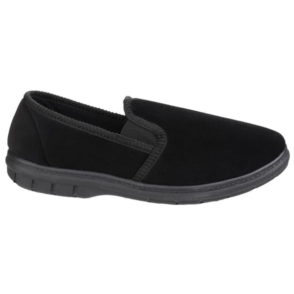 Fleet & Foster Mens John Twin Gusset Memory Foam Slipper