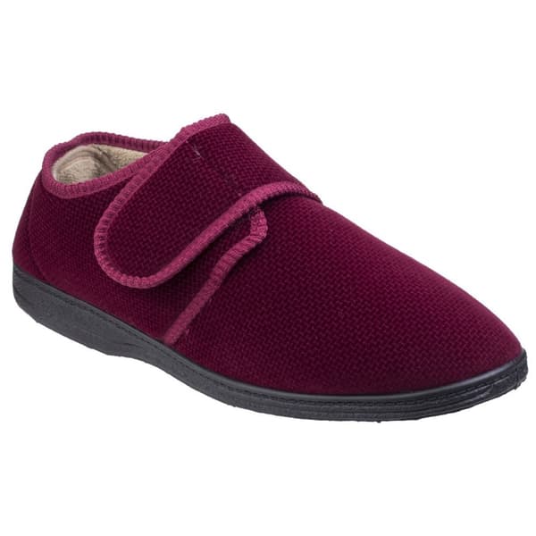 Fleet & Foster Mens Sam Touch Fastening Slippers