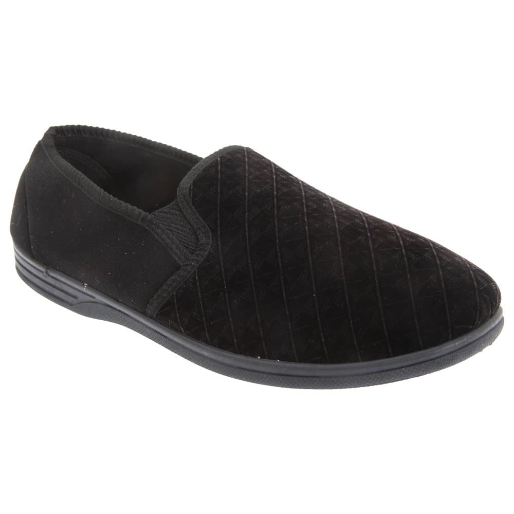 Zedzzz Kevin Velour Twin Gusset-tofflor för herrar