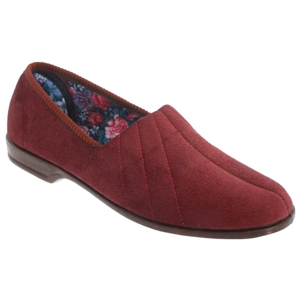 Sleepers Dame/Damer Audrey III Roll Top Velour-tøfler
