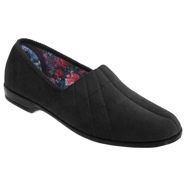 Sleepers Dame/Damer Audrey III Roll Top Velour-tøfler