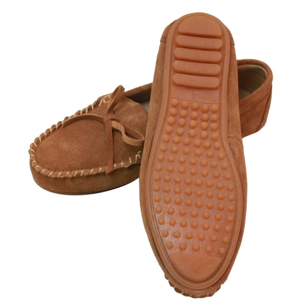 Eastern Counties Leather Dame/Damer Mokkasiner i ruskind