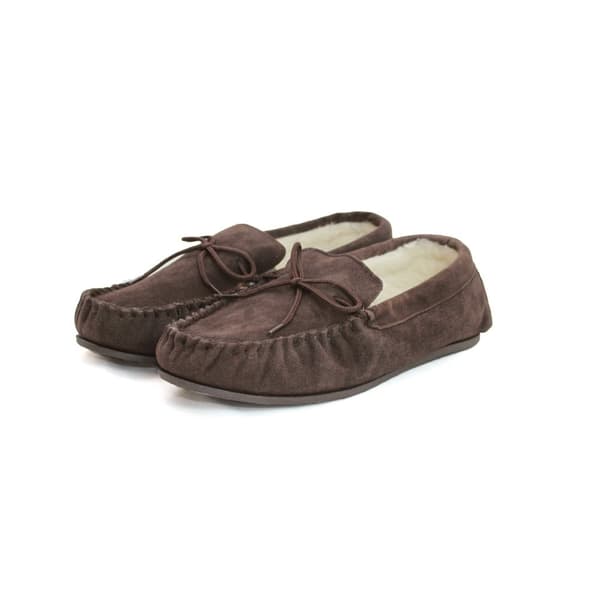 Eastern Counties Leather Unisex Wool-blend Hard Sole Moccasins