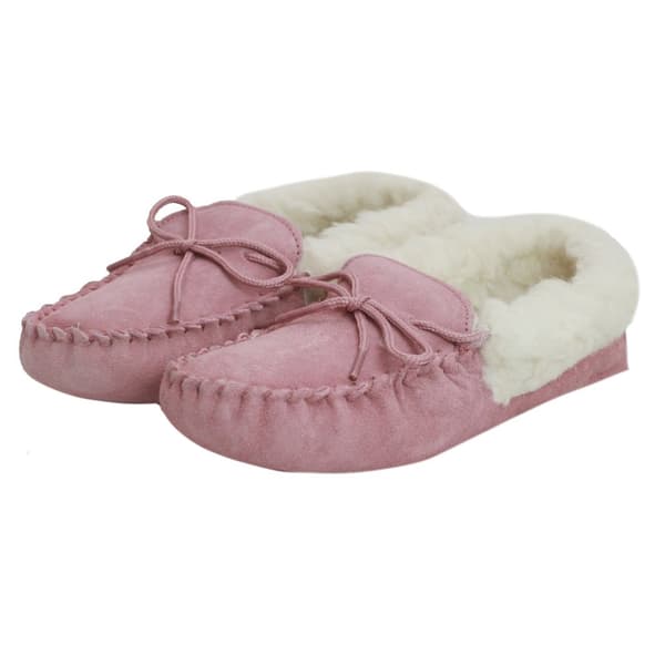 Eastern Counties Leather Kvinnor/Damer Soft Sole Moccasins med ullfoder