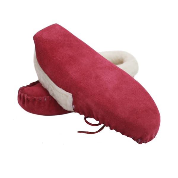 Eastern Counties Leather Kvinnor/Damer Soft Sole Moccasins med ullfoder