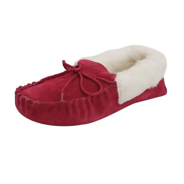 Eastern Counties Leather Kvinnor/Damer Soft Sole Moccasins med ullfoder