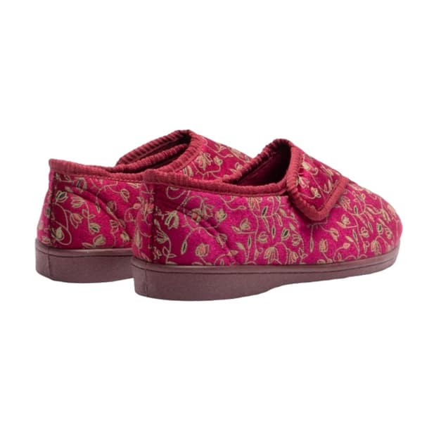 Zedzzz Kvinnor/Damer Janice Touch Fastening Floral Tofflor