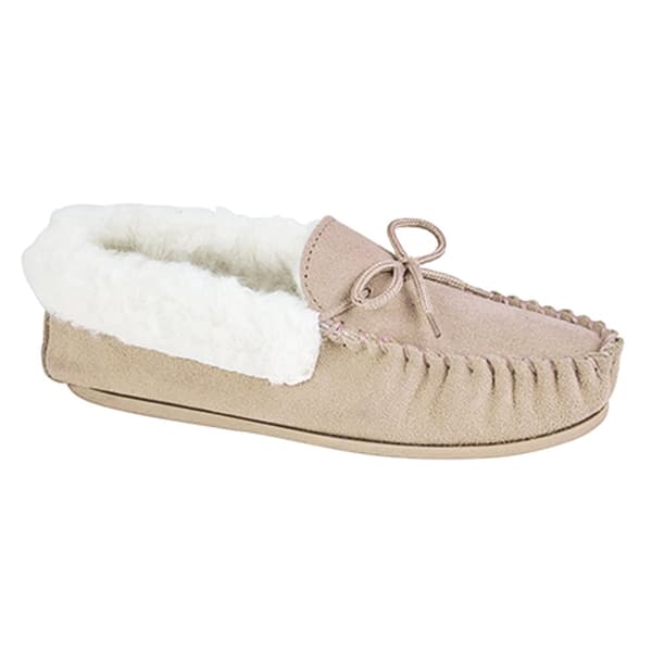 Mokkers Womens/Ladies Suede Emily Moccasin Slippers