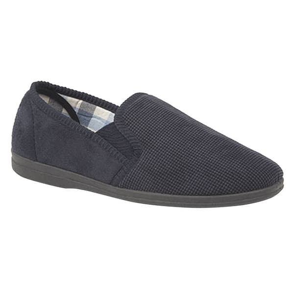 Sleepers Harry Memory Foam Twin Gusset-tøfler til mænd