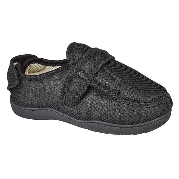 Zedzzz Herre Josh Superwide Multi Touch Fastening Tøffel Black 13/14 UK