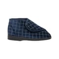 Miniatyrbillede 3 af 3: Zedzzz Herre Bertie Check Velour Velour Touch Fastening Bootee Tøfler