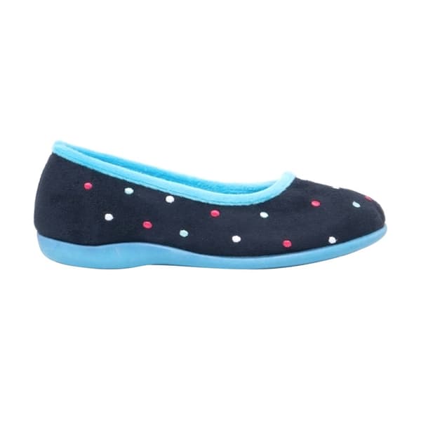 Sleepers Dame/Damer Isla Dotted Ballerina Memory Foam-tøfler med prikkede prikker