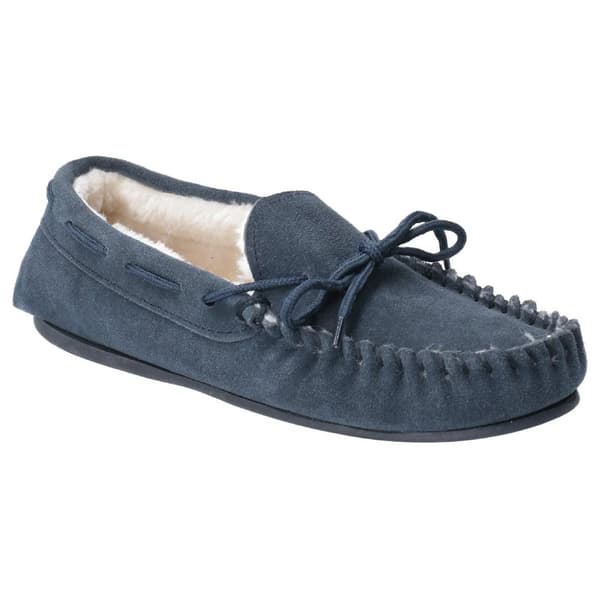 Hush Puppies Kvinnor/Damer Allie Slip On Leather Slipper Navy 5 UK