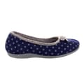 Miniatyrbild 2 av 2: Sleepers Kvinnor/Damer Louise Polka Dot Bow-tofflor