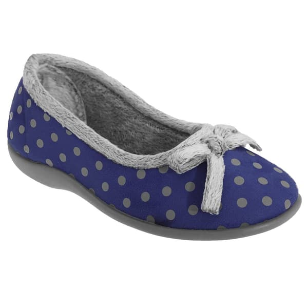 Sleepers Kvinnor/Damer Louise Polka Dot Bow-tofflor