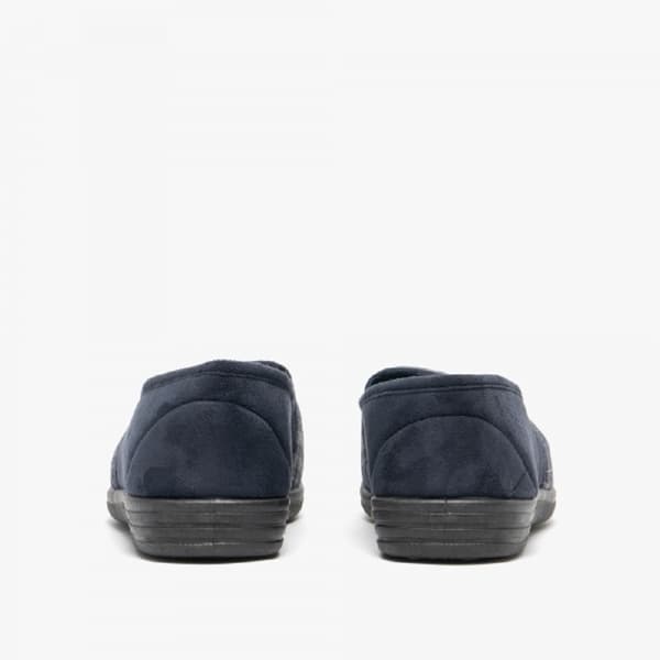 Zedzzz Mens Harley Check Felt Gusset Slippers