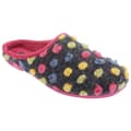 Miniatyrbilde 1 av 2: Sleepers Womens/Ladies Amy Spotted Knit Mule Slippers