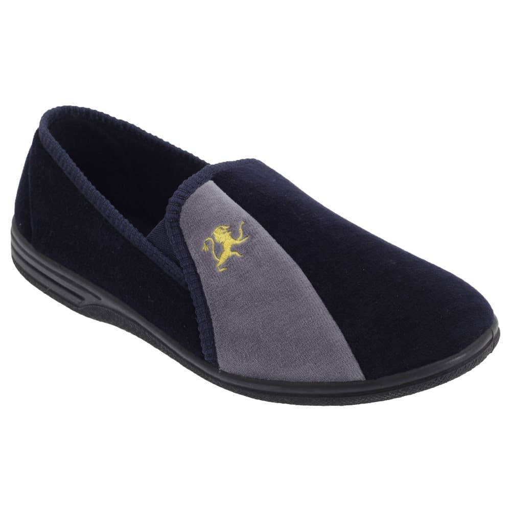 Zedzzz Aaron Twin Gusset Velour tofflor för män