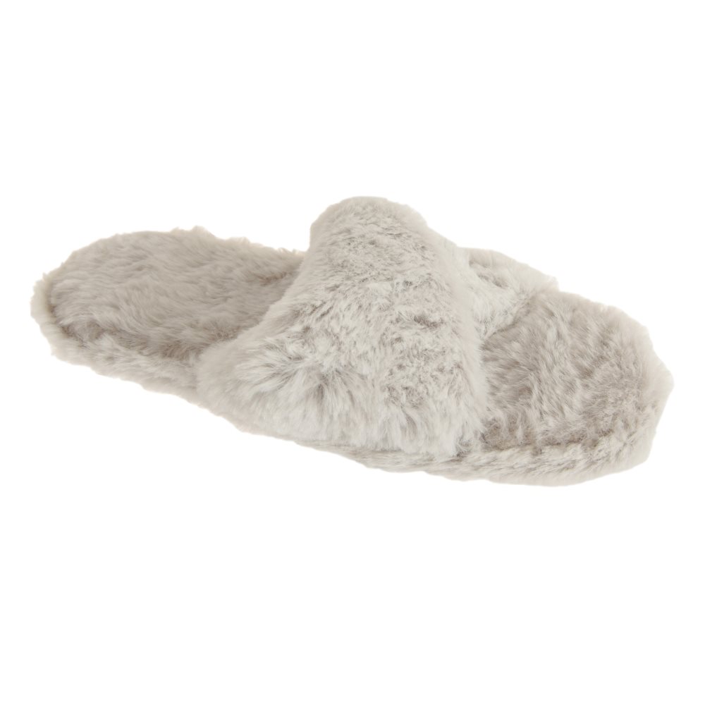 Fluffy slip on clearance