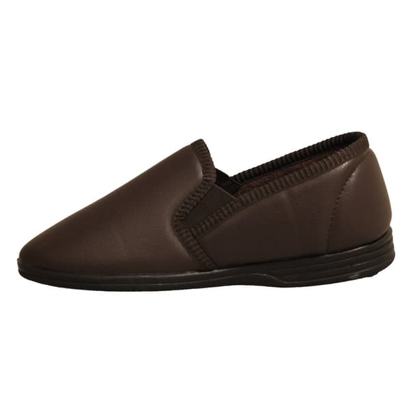 Zedzzz Mens Ivor Grain Upper Twin Gusset Tofflor