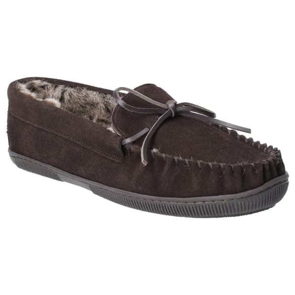 Hush Puppies Mens Ace Slip On Lädertofflor