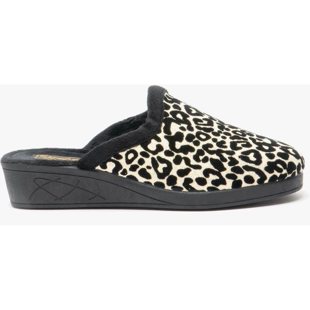 Sleepers Tofflor för leopardmönster för kvinnor / damer