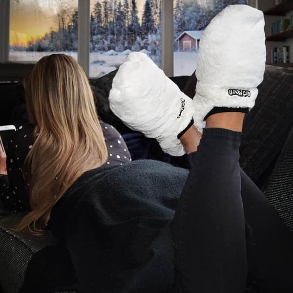 Hot Feet, Värmetofflor - Vit