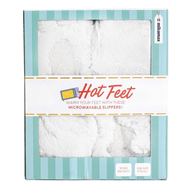 Hot Feet, Värmetofflor - Vit