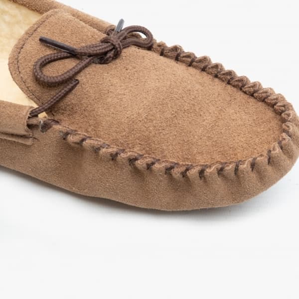 Mokkers Mens Jake Suede Moccasin Slippers