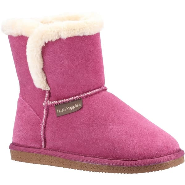 Hush Puppies Dame/Damer Ashleigh Ruskindstøvler med tøfler Rose 3 UK