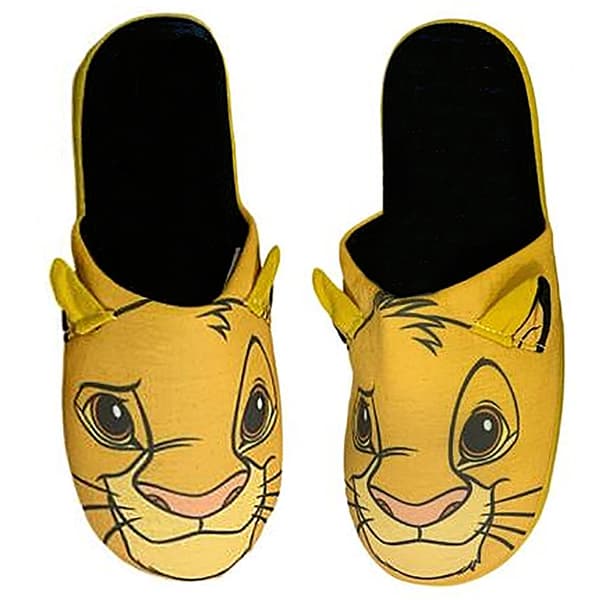 The Lion King Childrens/Kids Simba Polyester Slippers