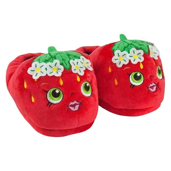 Shopkins Childrens/Kids Novelty Strawberry Slippers