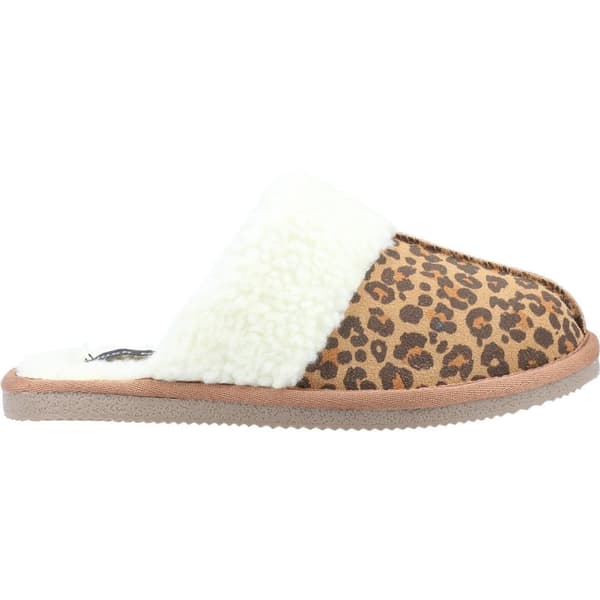 Hush Puppies Womens/Ladies Arianna Leopard Print Suede Slippers