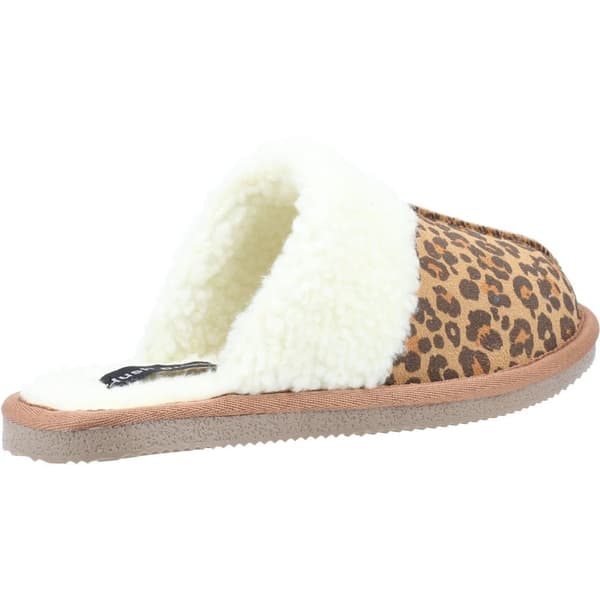 Hush Puppies Womens/Ladies Arianna Leopard Print Suede Slippers