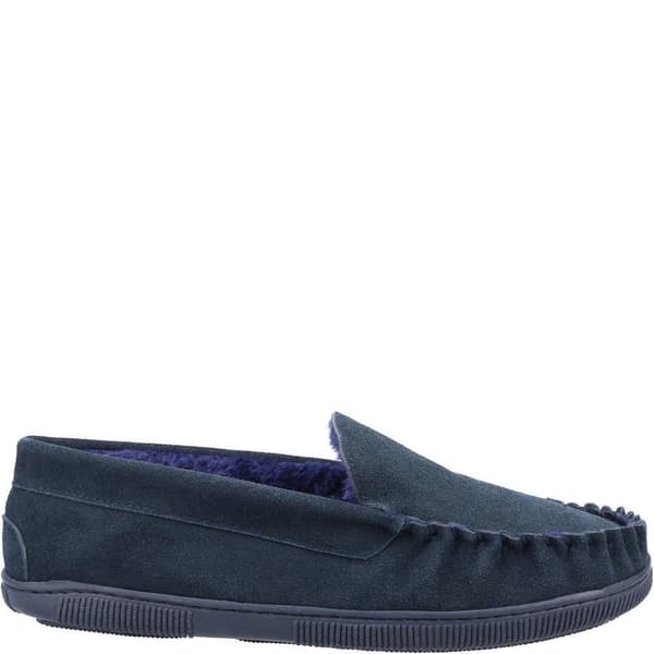 Cotswold Mens Sodbury Suede Moccasin Slippers