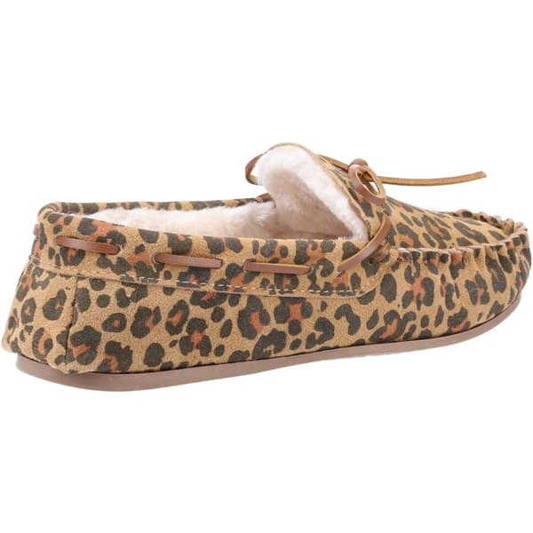 Hush Puppies Kvinnor/Damer Allie Leopard Print mocka tofflor