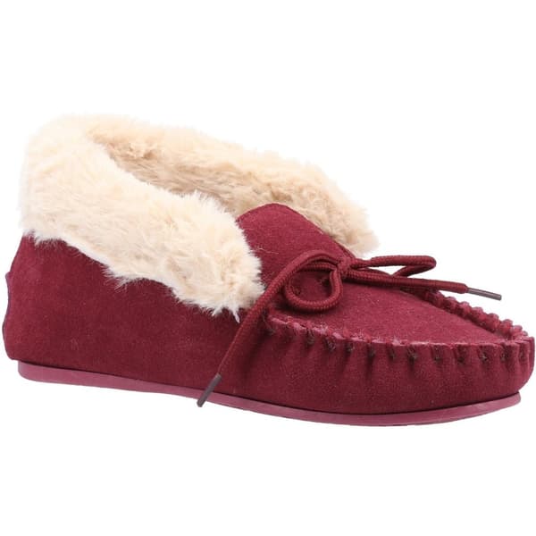 Hush Puppies Womens/Ladies Philippa Slippers Burgundy 5 UK