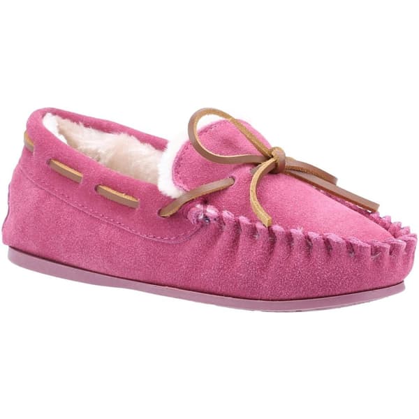 Hush Puppies Childrens/Kids Addison Suede Slippers