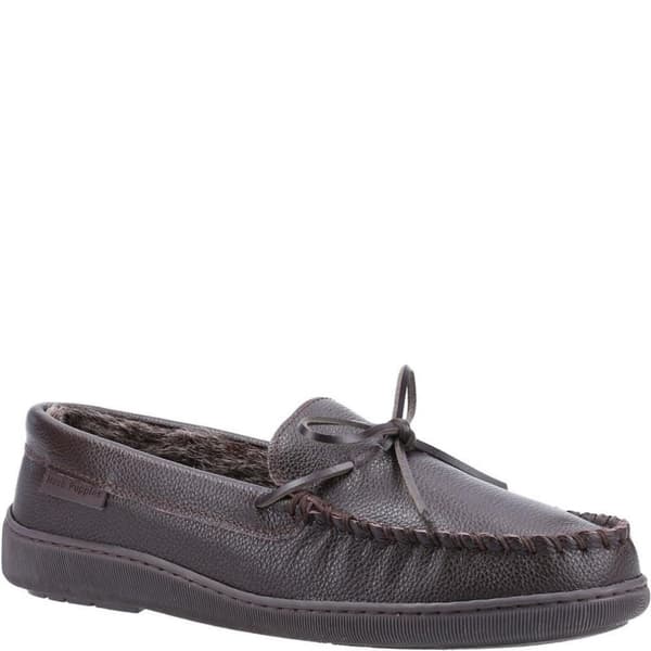Hush Puppies Mens Ace Leather Slippers