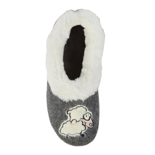Sleepers Womens/Ladies Sheep Faux Fur Slippers