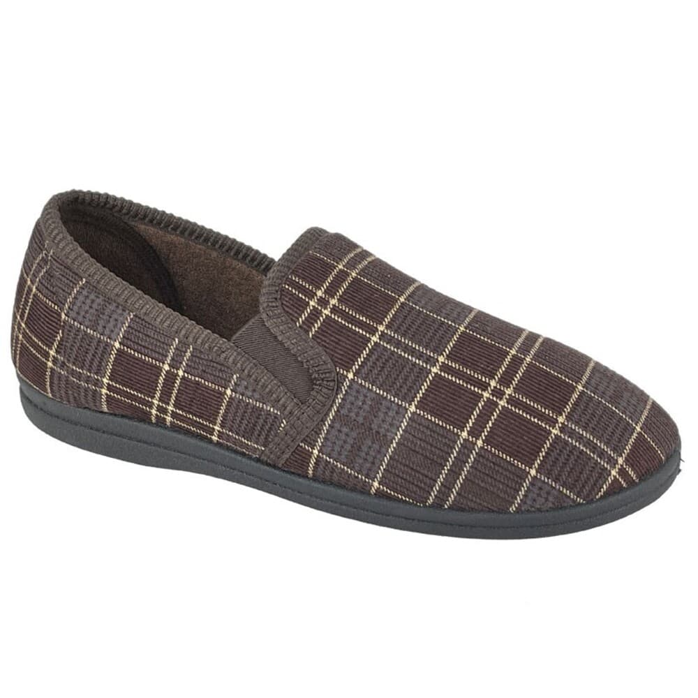 Sleepers Dale Checked Slippers för män